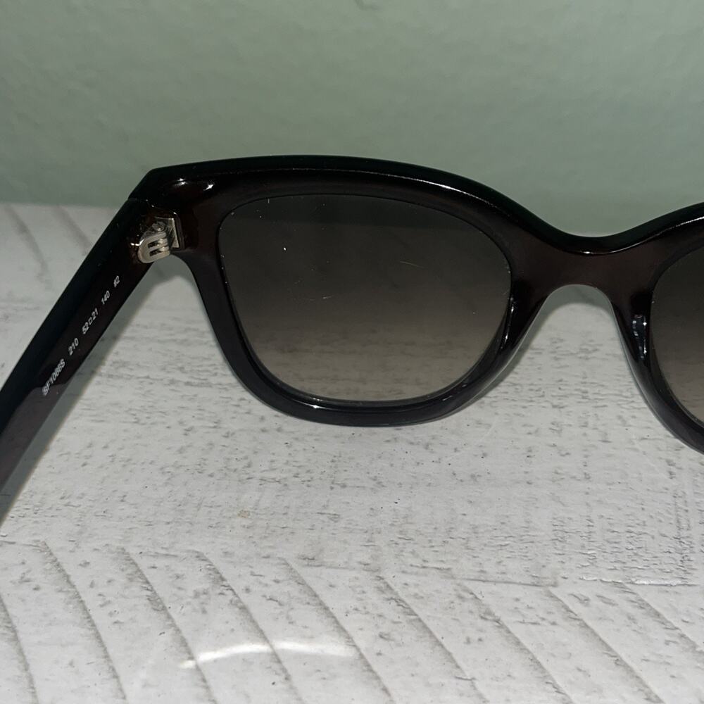 Salvatore Ferragamo SF1066S 210 Transparent Dark Brown Sunglasses. (52-21 140) 2 - Picture 9 of 14